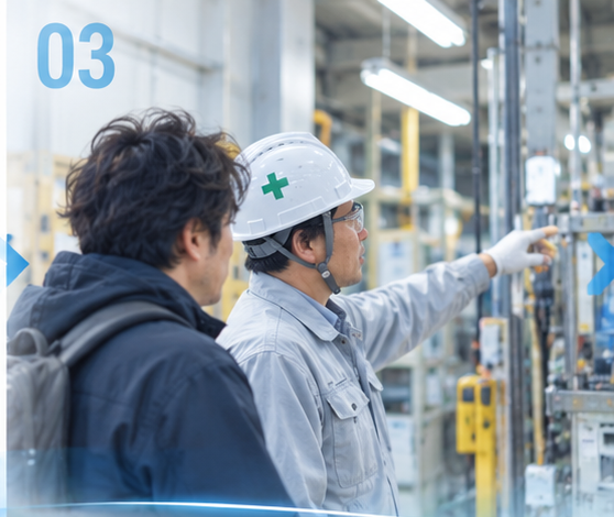 STEP 03 現場見学